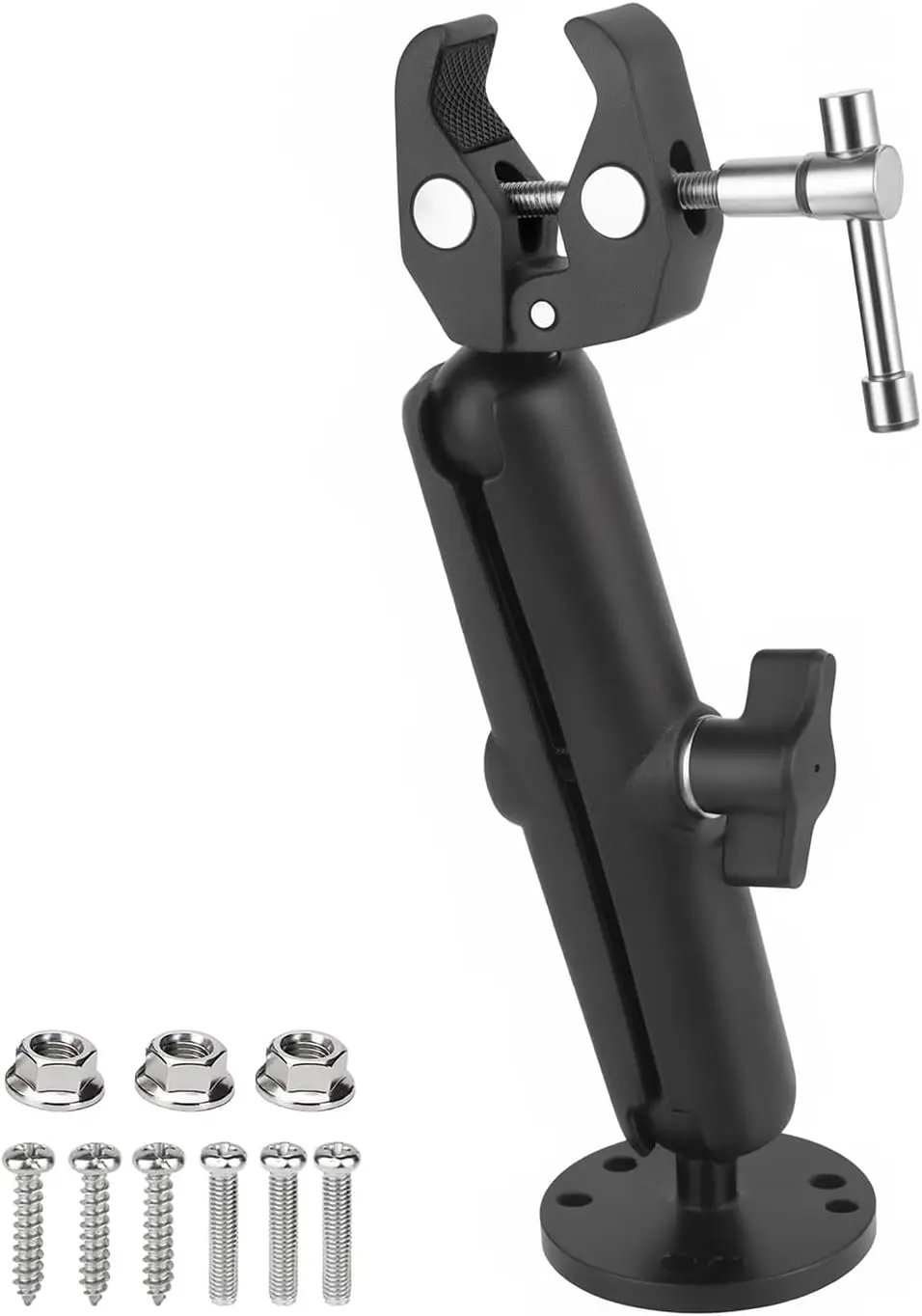 Boat Trolling Motor Stabilizer Mount - Reduce Bounce, 360° Adjustable, Fits 0.6"-2" Rails
Boat Trolling Motor Stabilizer Mount - Reduce Bounce, 360° Adjustable, Fits 0.6"-2" Rails