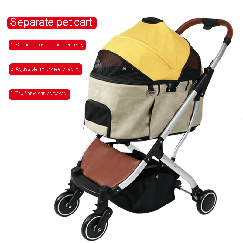 Four Wheels Separate Type Pet Stroller Old Cats Small Medium-Sized Dogs Pet Items Aluminium Alloy Light Foldable Dog Accessories
Four Wheels Separate Type Pet Stroller Old Cats Small Medium-Sized Dogs Pet Items Aluminium Alloy Light Foldable Dog Accessories