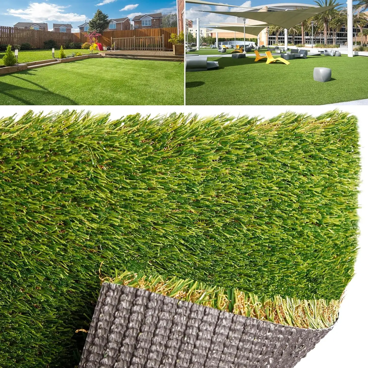 Realistic Fake Grass Rug with Drainage 4FTX13FT Indoor Outdoor Artificial Lawn Mat Synthetic Grass Carpet for Dogs, Balcony, Patio
Realistic Fake Grass Rug with Drainage 4FTX13FT Indoor Outdoor Artificial Lawn Mat Synthetic Grass Carpet for Dogs, Balcony, Patio