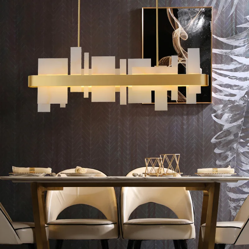 Natural Marble LED Chandelier Luxury Novelty Lighting Modern Art Design Hanging Lamps Suspension Luminaire Lampen For Bedroom
Natural Marble LED Chandelier Luxury Novelty Lighting Modern Art Design Hanging Lamps Suspension Luminaire Lampen For Bedroom