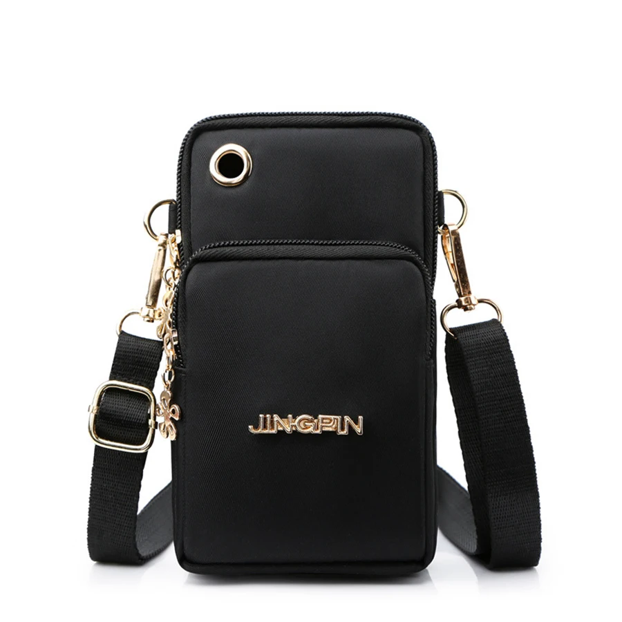 New nylon crossbody coin purse with triple zipper large capacity plain color mobile phone coin purse sports arm bag
New nylon crossbody coin purse with triple zipper large capacity plain color mobile phone coin purse sports arm bag