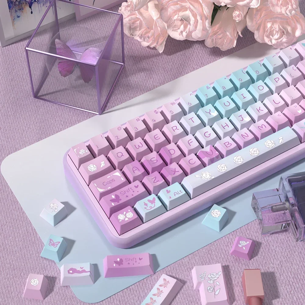 Dream Purple Butterfly Original Theme Keycap MDA/Original Height Five-Sided Sublimation Keyboard Cap
Dream Purple Butterfly Original Theme Keycap MDA/Original Height Five-Sided Sublimation Keyboard Cap