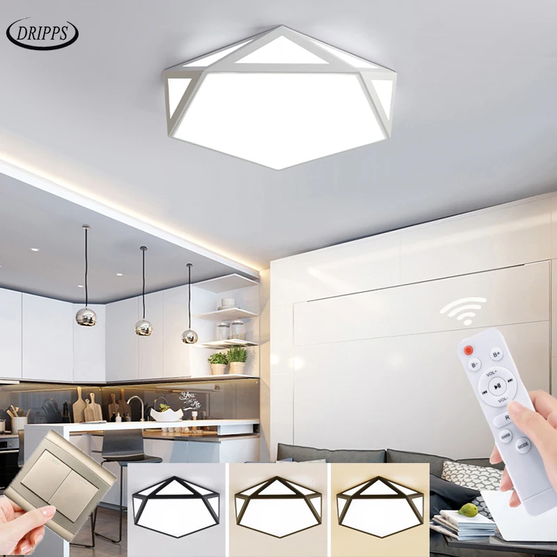 Modern living room LED ceiling light bedroom ceiling lamp study chandelier geometric black white dining room ceiling lighting
Modern living room LED ceiling light bedroom ceiling lamp study chandelier geometric black white dining room ceiling lighting
