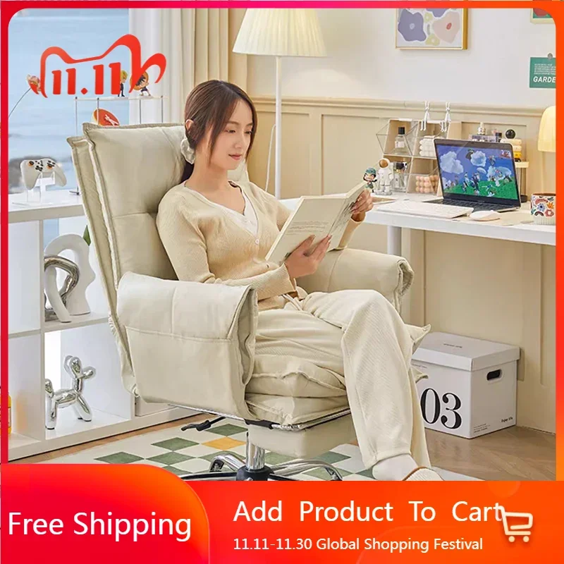 Luxury Ergonomic Office Chair Throne Vanity Salon Study Playseat Office Chair Executive Computer Nordic Stoel Salon Furniture
Luxury Ergonomic Office Chair Throne Vanity Salon Study Playseat Office Chair Executive Computer Nordic Stoel Salon Furniture