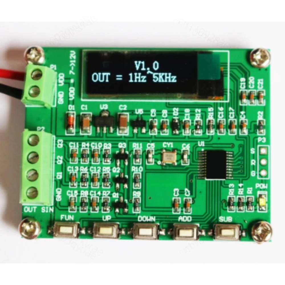 New 1Hz~ 5KHz three-phase sine wave signal generator instrument, resolution 1 degree
New 1Hz~ 5KHz three-phase sine wave signal generator instrument, resolution 1 degree