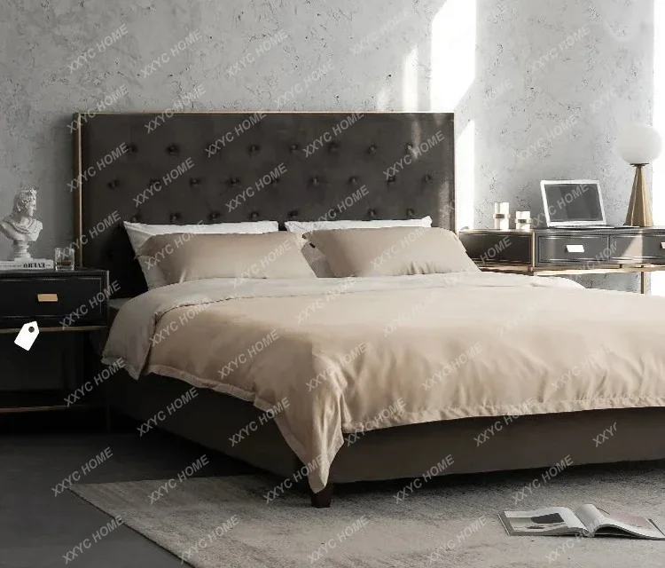 CX Modern Zipper Fabric Metal Home Hotel Bedroom Furniture B&B 1.51.8m Double Wedding Bed Light Luxury Style
CX Modern Zipper Fabric Metal Home Hotel Bedroom Furniture B&B 1.51.8m Double Wedding Bed Light Luxury Style