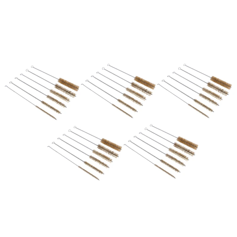 30 Pcs Brass Tube Cleaning Brush Wire Brush Set Cleaning Polishing Tool Brass Wire Brush Set For Pipe Tube Cylinder
30 Pcs Brass Tube Cleaning Brush Wire Brush Set Cleaning Polishing Tool Brass Wire Brush Set For Pipe Tube Cylinder