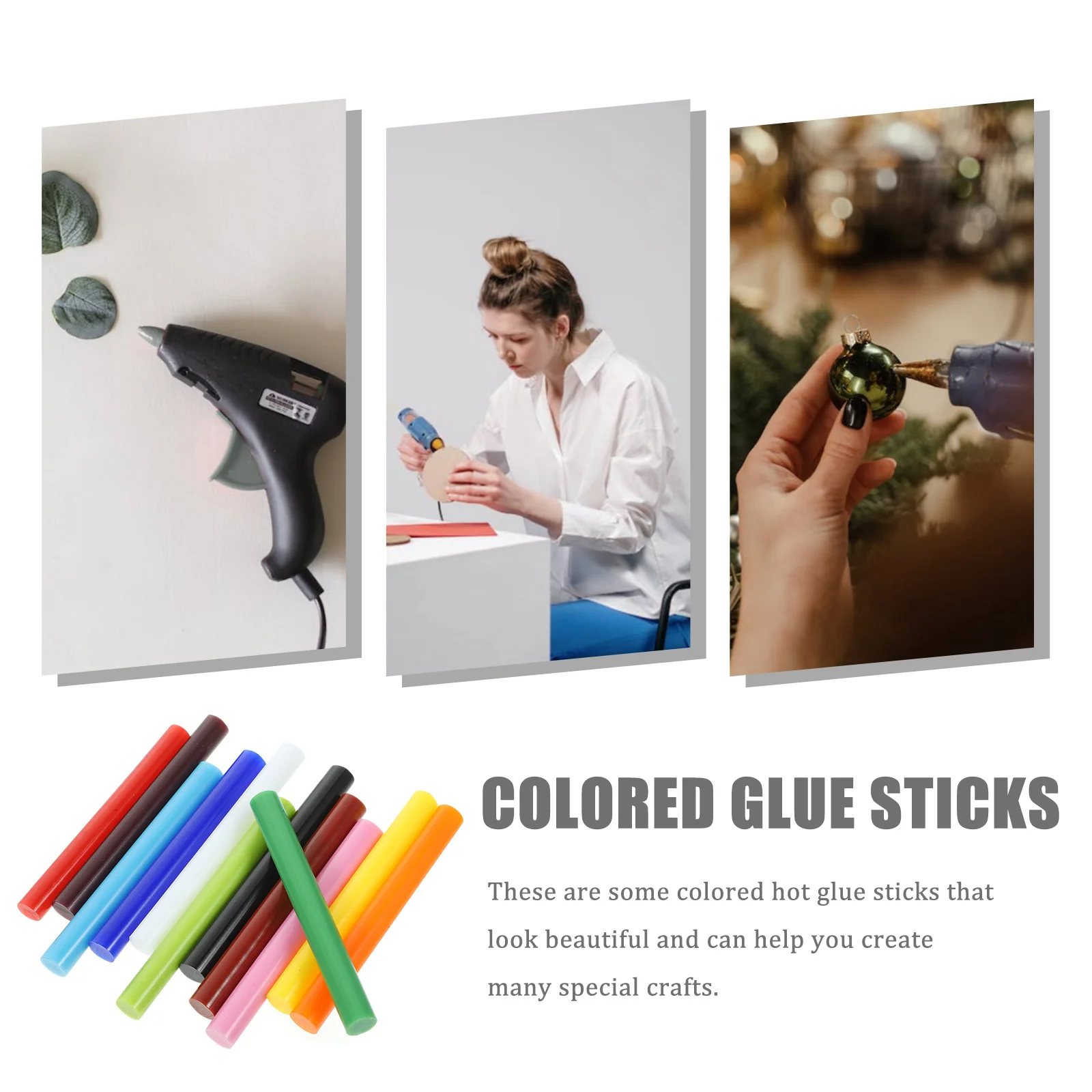 36Pcs DIY Hot Glue Sticks High Performance Adhesive for Crafting Decorating Repairs Bonding Fabric Wood Plastic Glass Smooth
36Pcs DIY Hot Glue Sticks High Performance Adhesive for Crafting Decorating Repairs Bonding Fabric Wood Plastic Glass Smooth
