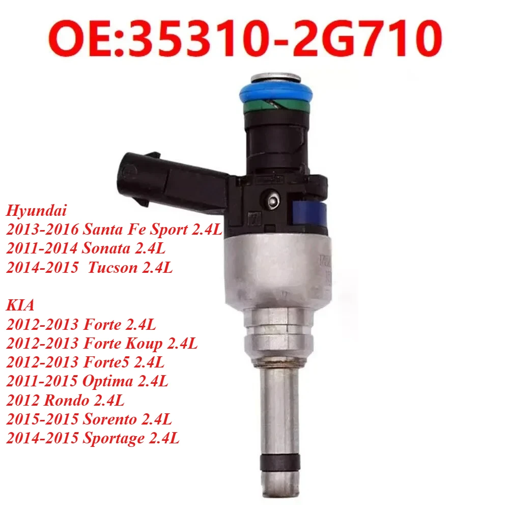 35310-2G710 fuel injector Nozzle for 2011-2015 Hyundai Sonata Kia Optima 2.4L L4
35310-2G710 fuel injector Nozzle for 2011-2015 Hyundai Sonata Kia Optima 2.4L L4