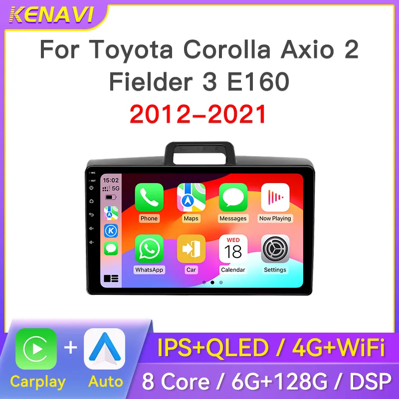 2 Din Android Car Stereo Radio For Toyota Corolla Axio 2 Fielder 3 E160 2012-2021 Multimedia Player Navigation GPS Carplay Auto
2 Din Android Car Stereo Radio For Toyota Corolla Axio 2 Fielder 3 E160 2012-2021 Multimedia Player Navigation GPS Carplay Auto