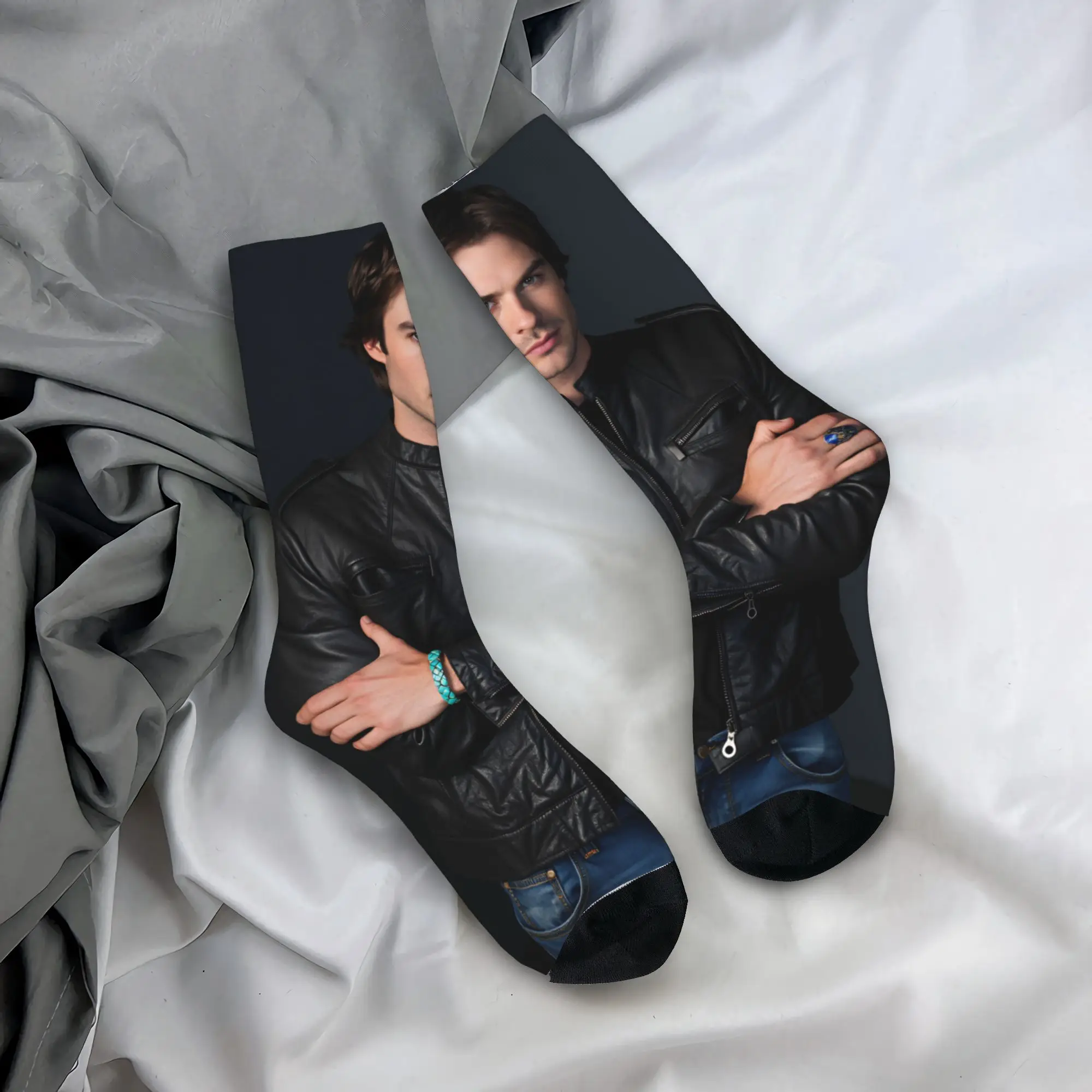 Adults Men Socks Damon Salvatore The Vampire Diaries Stockings Winter Gothic Quality Socks Design Outdoor Non Slip Socks
Adults Men Socks Damon Salvatore The Vampire Diaries Stockings Winter Gothic Quality Socks Design Outdoor Non Slip Socks