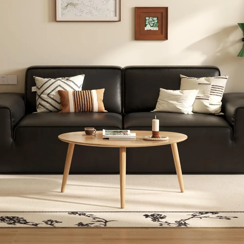 Small Oval Coffee Table, 33.5" Mid Century Modern Coffee Table for Living Room, 100% Solid Oak Wood Side Table, Center Table (Or
Small Oval Coffee Table, 33.5" Mid Century Modern Coffee Table for Living Room, 100% Solid Oak Wood Side Table, Center Table (Or