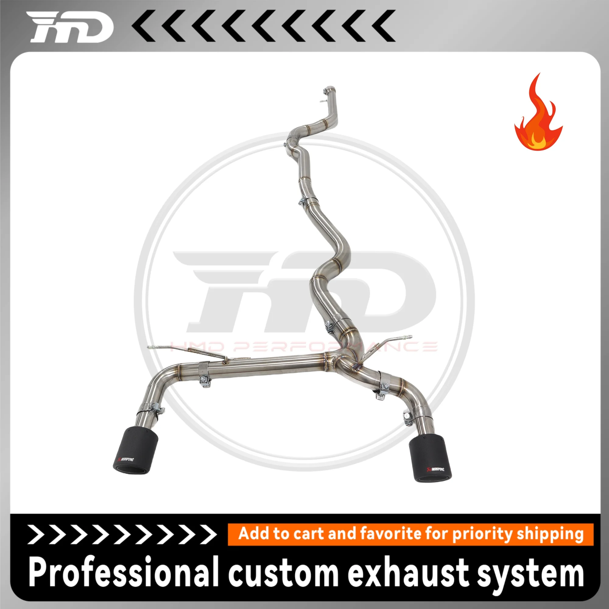 HMD Stainless Steel Catback Exhaust for BMW 4 Series 420i 425i 430i F32 F36 B48 2019 catback Muffler With Valve Car Accessories
HMD Stainless Steel Catback Exhaust for BMW 4 Series 420i 425i 430i F32 F36 B48 2019 catback Muffler With Valve Car Accessories