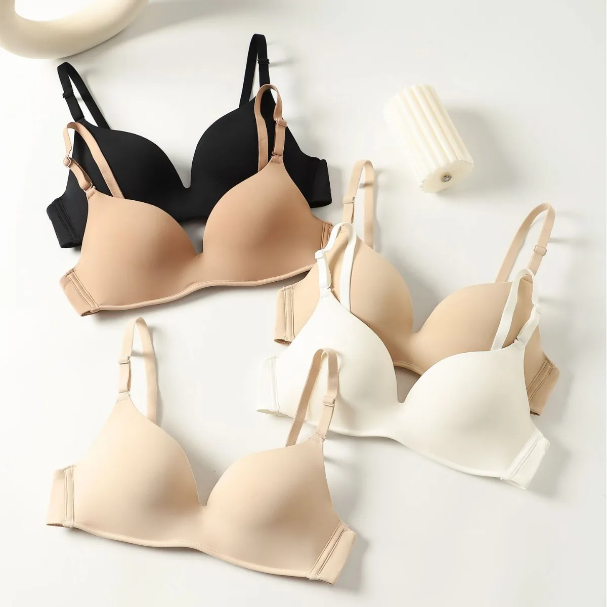 Seamless Shiny Push Up Comfortable Wireless Bras - Soft Support Invisible Bra for Small Chest, Lightweight Smooth Lift Bralette
Seamless Shiny Push Up Comfortable Wireless Bras - Soft Support Invisible Bra for Small Chest, Lightweight Smooth Lift Bralette