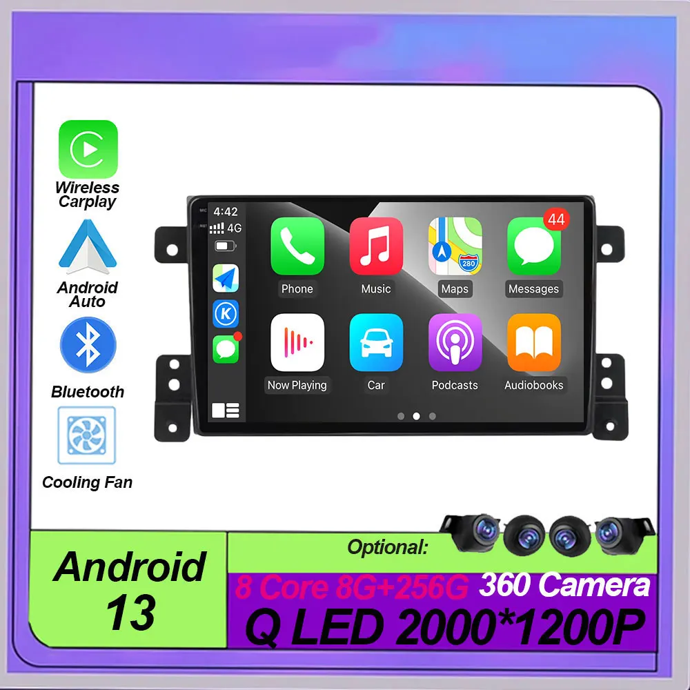 Автомагнитола для Suzuki Grand Vitara 3 2005 - 2015 Android мультимедийный видеоплеер навигатор GPS 4G Carplay NO 2 din
Автомагнитола для Suzuki Grand Vitara 3 2005 - 2015 Android мультимедийный видеоплеер навигатор GPS 4G Carplay NO 2 din