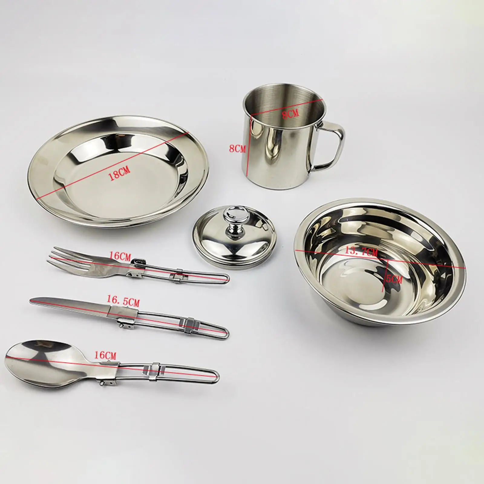 Portable Camping Cutlery Set Stainless Steel for Backpacking Picnic Accessories Compact Size Space Saving Polished Durable
Portable Camping Cutlery Set Stainless Steel for Backpacking Picnic Accessories Compact Size Space Saving Polished Durable