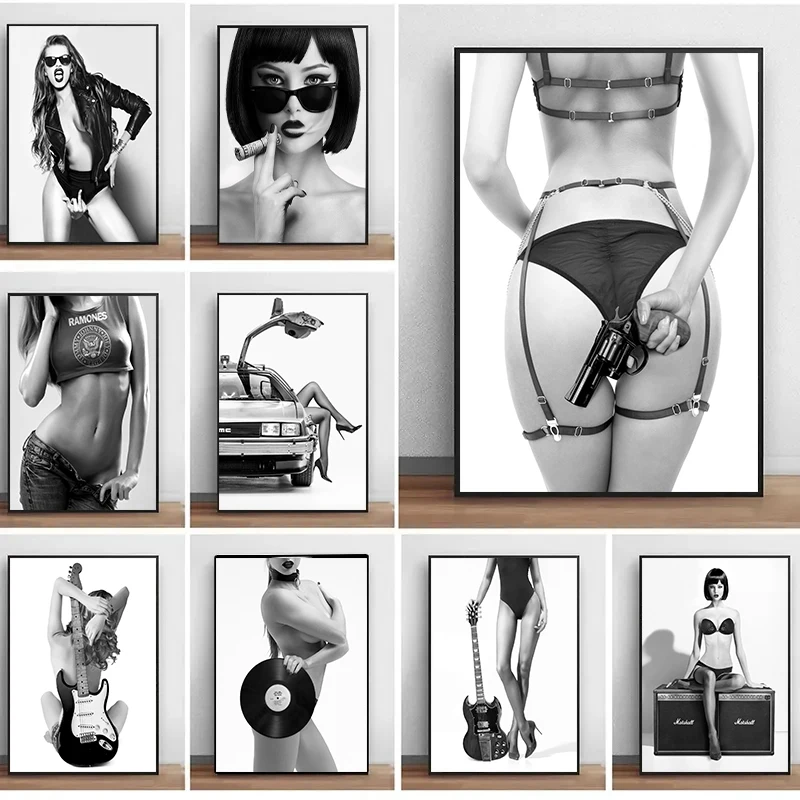 Modern Black And White Sexy Woman Nude Body Photography Poster Print Canvas Painting Wall Art For Living Room Home Decor
Modern Black And White Sexy Woman Nude Body Photography Poster Print Canvas Painting Wall Art For Living Room Home Decor