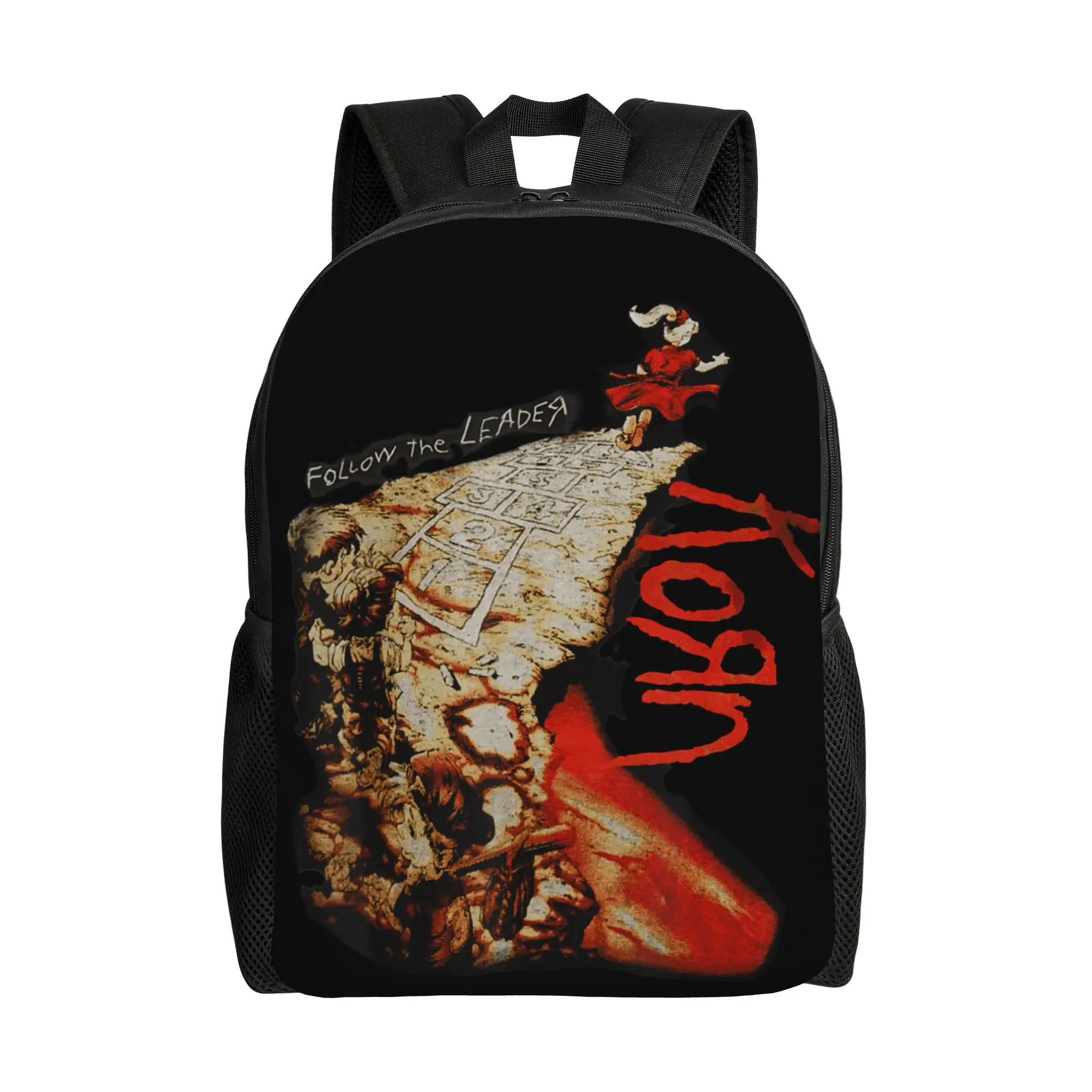 Korn Follow The Leader Backpack Workout Backpacks Male Casual High School Bags High Quality Big Rucksack
Korn Follow The Leader Backpack Workout Backpacks Male Casual High School Bags High Quality Big Rucksack