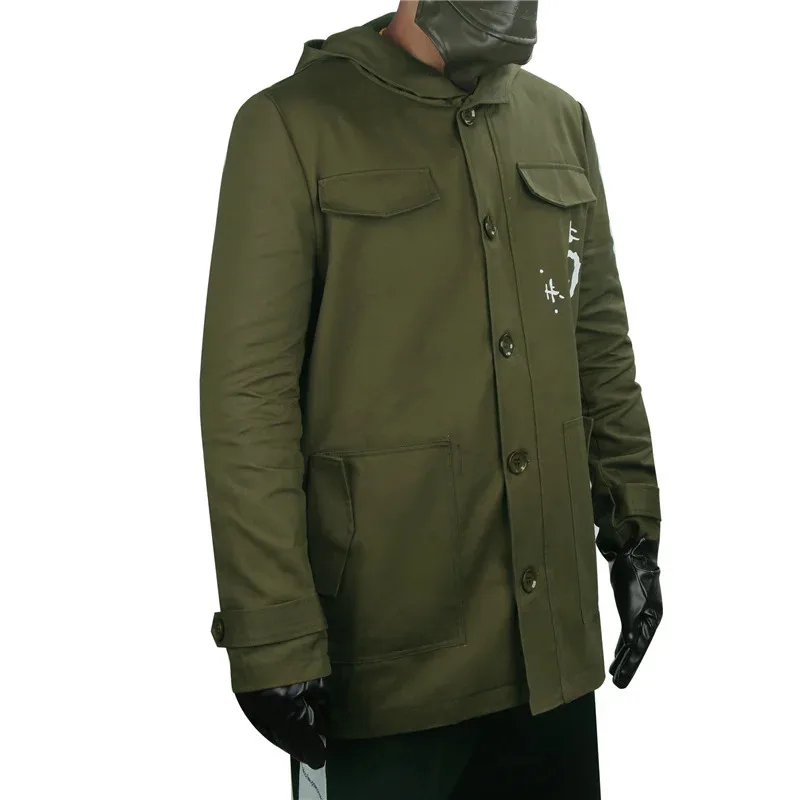 qq34Halloween The Robert Bat Riddler Costume Hoodie Jackt Army Green Coat Edward Nygma Men Full Suits with Mask
qq34Halloween The Robert Bat Riddler Costume Hoodie Jackt Army Green Coat Edward Nygma Men Full Suits with Mask
