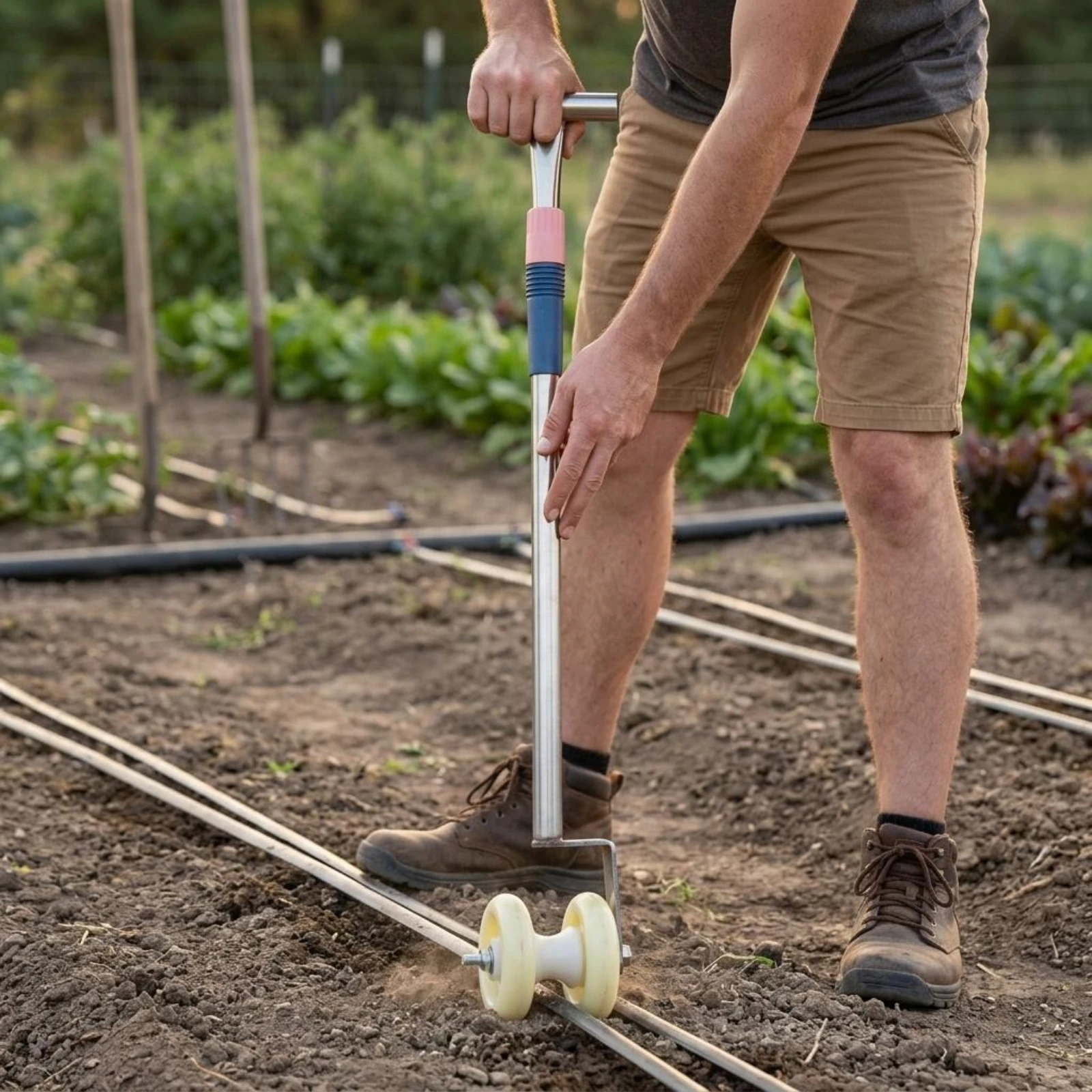 Drop Irrigation Pipe Puller T-Shaped Handle Irrigation Tubing Puller Tubing Guide Tool Metal Angled Bracket for Garden Soil
Drop Irrigation Pipe Puller T-Shaped Handle Irrigation Tubing Puller Tubing Guide Tool Metal Angled Bracket for Garden Soil
