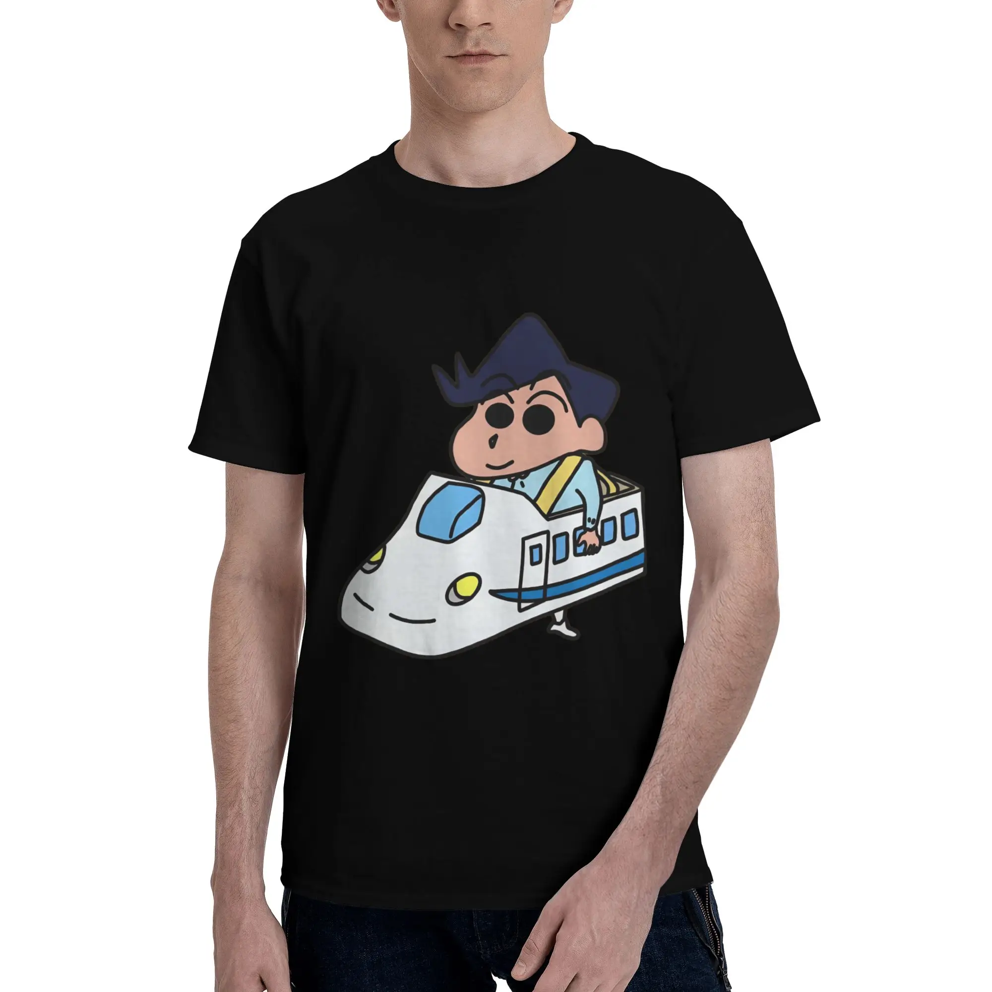Custom Male Crayons Shins Chans T Shirts Short Sleeve Cotton Tshirts Classic T-shirt Casual Cartoon Tees Loose Fit Clothing
Custom Male Crayons Shins Chans T Shirts Short Sleeve Cotton Tshirts Classic T-shirt Casual Cartoon Tees Loose Fit Clothing