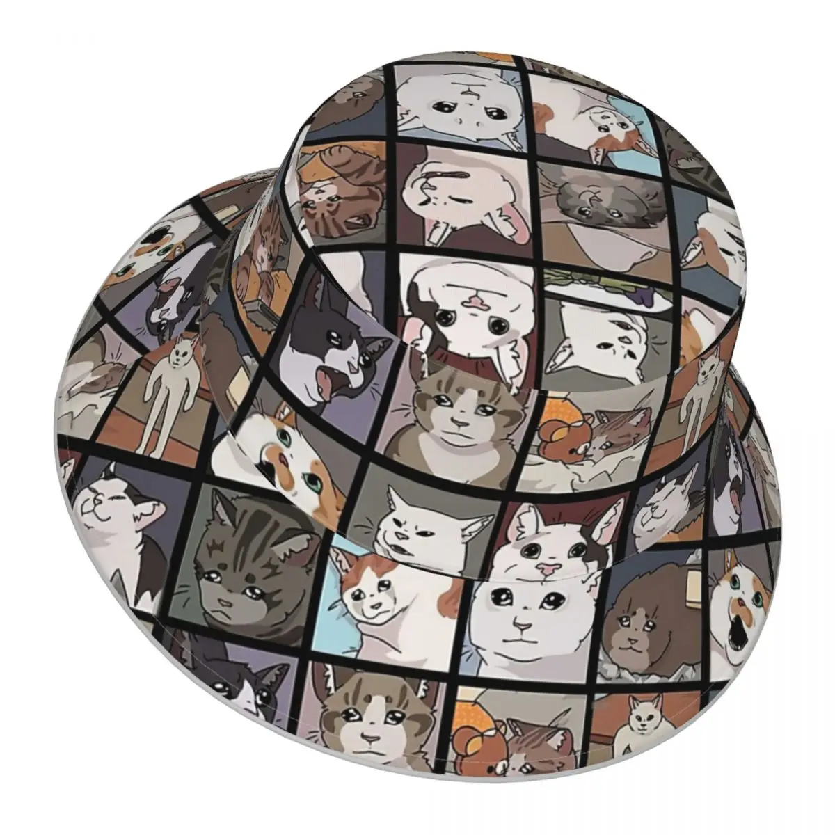 Meme Cats 2.0 reflective Bucket Hat Men Women Bucket Hat Outdoor Sunscreen Beach Hat Sun Hiking Fishing Cap
Meme Cats 2.0 reflective Bucket Hat Men Women Bucket Hat Outdoor Sunscreen Beach Hat Sun Hiking Fishing Cap