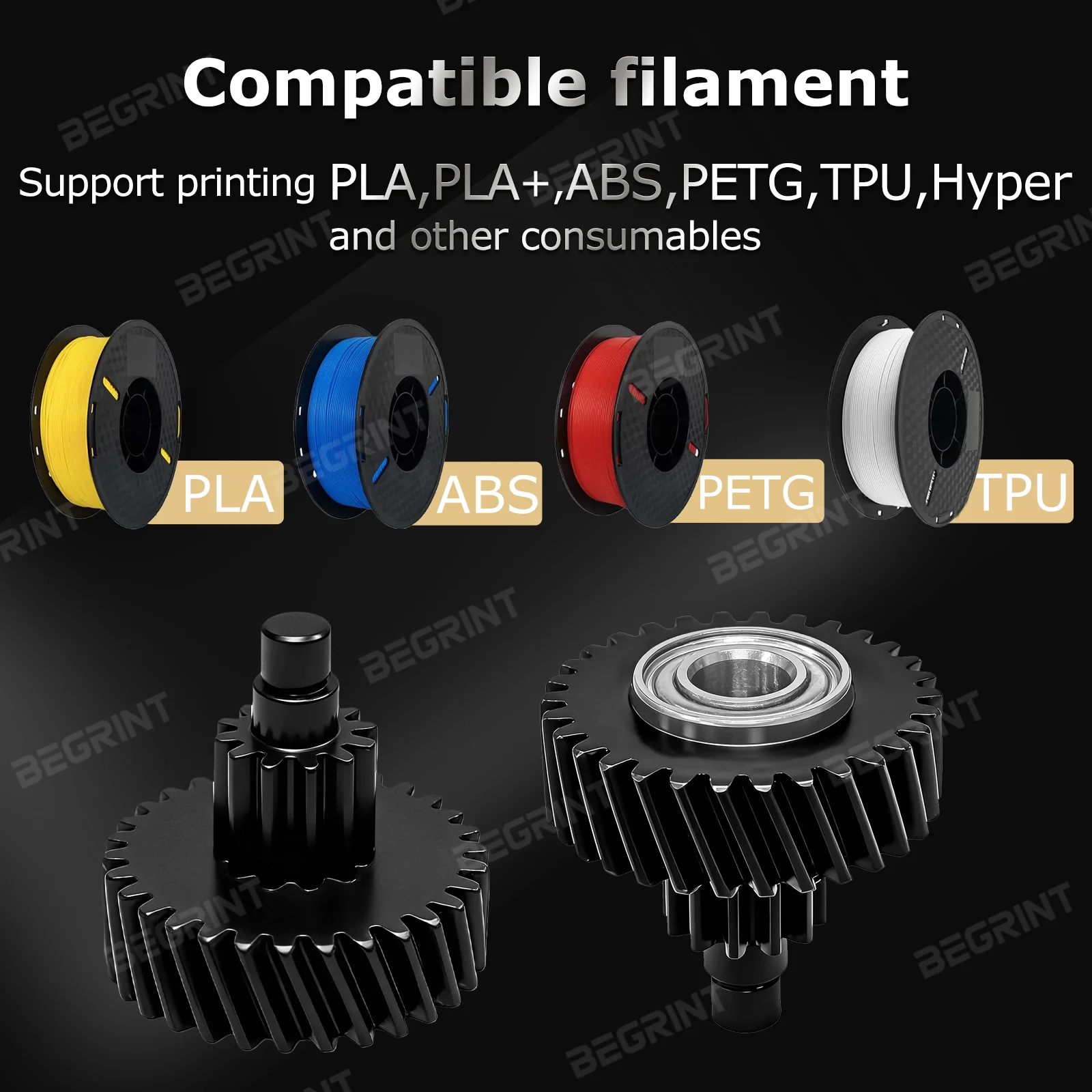 Premium For Creality K2 Full Metal Gear Spare Part High Strength Long Service Life Compatible with K2 Pro K2 Plus 3D Printers
Premium For Creality K2 Full Metal Gear Spare Part High Strength Long Service Life Compatible with K2 Pro K2 Plus 3D Printers