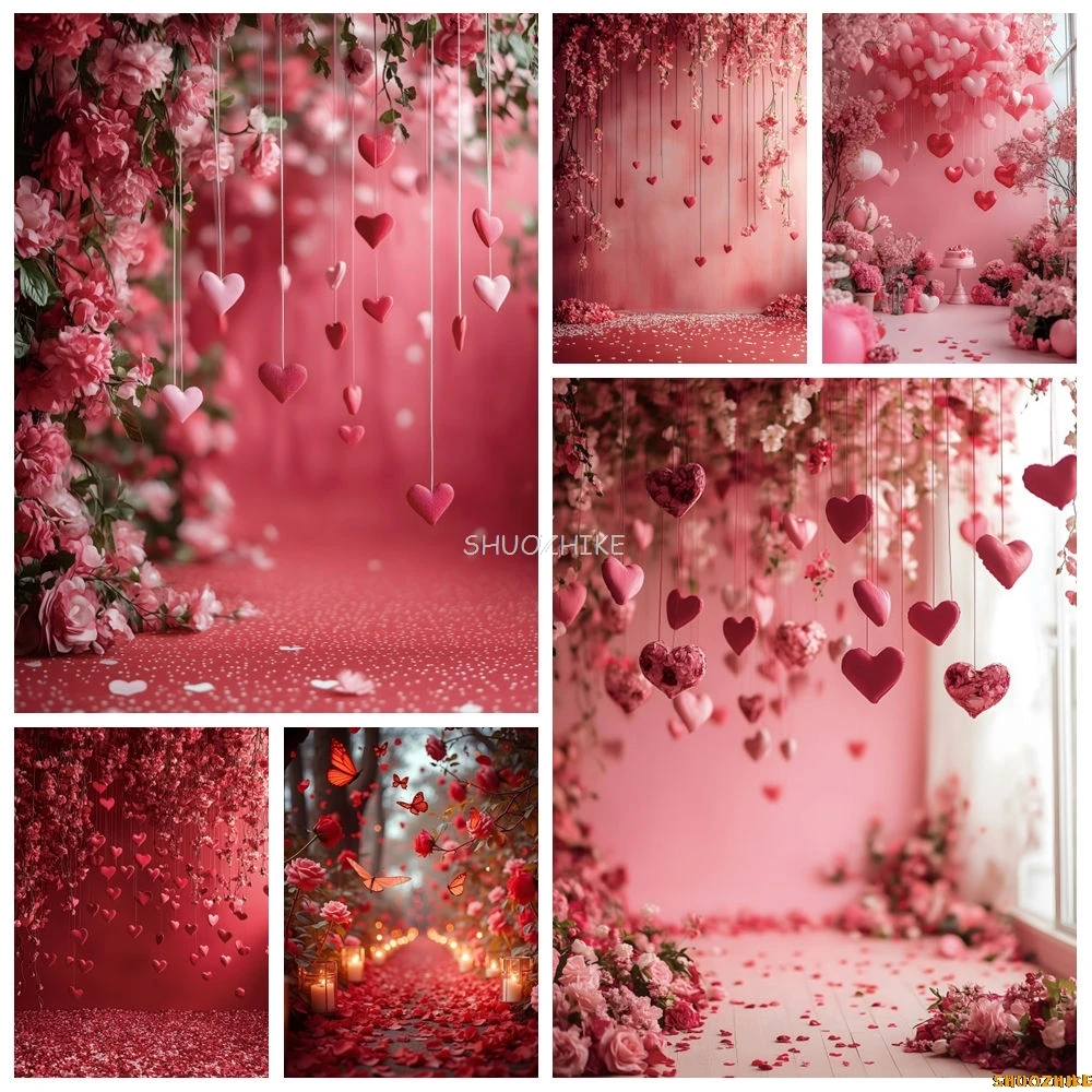 February 14 Valentine's Day Photography Backdrop Glitter Red Love Heart Flower Wedding Party Couple Portrait Photo Background
February 14 Valentine's Day Photography Backdrop Glitter Red Love Heart Flower Wedding Party Couple Portrait Photo Background