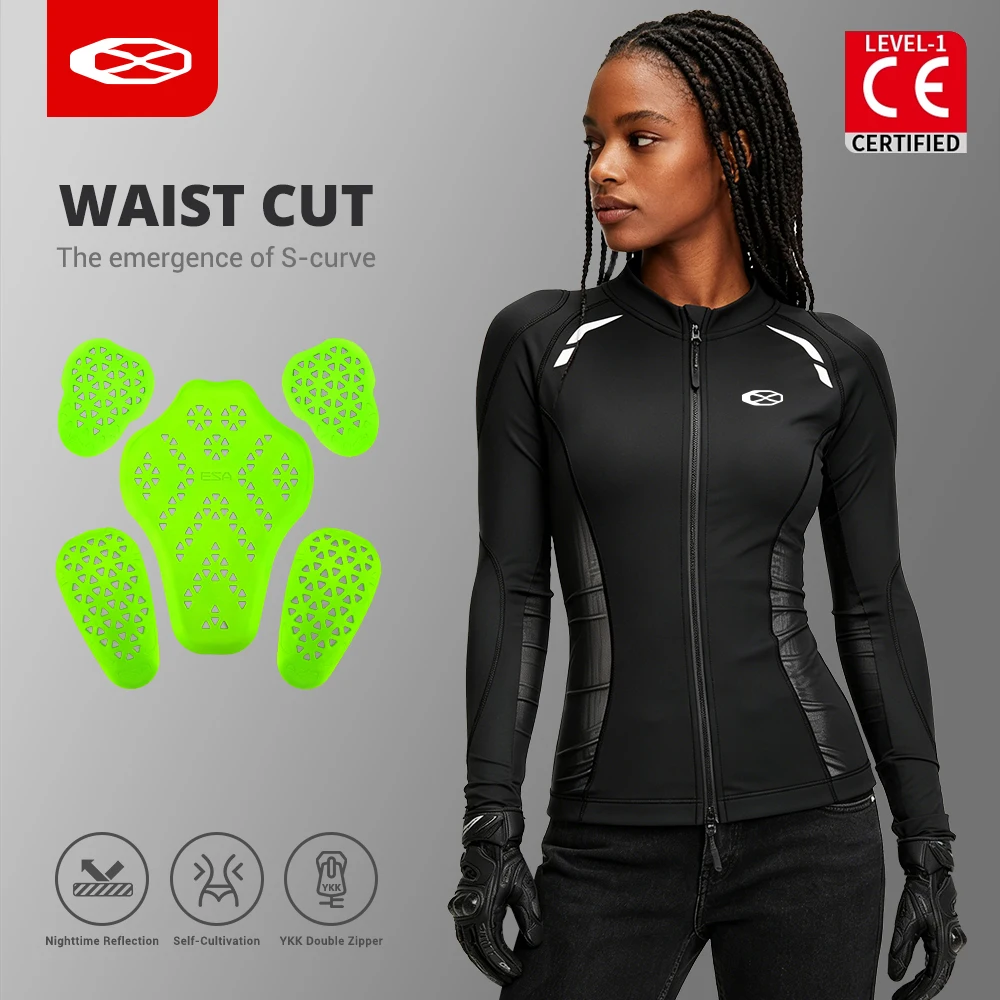 Women's Motorcycle Jacket Anti-Fall Wear-Resistant Motocross Riding Jacket Breathable Motorbike Clothing With Protective Gear
Women's Motorcycle Jacket Anti-Fall Wear-Resistant Motocross Riding Jacket Breathable Motorbike Clothing With Protective Gear