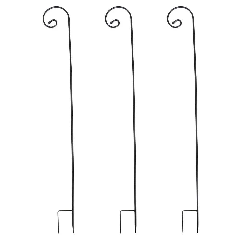3pcs Iron Hooks 120cm Height 2 Leg Diameter 1cm Black Weather Resistant Garden Lantern Hanger Bird Feeder Stand Shepherd Hook
3pcs Iron Hooks 120cm Height 2 Leg Diameter 1cm Black Weather Resistant Garden Lantern Hanger Bird Feeder Stand Shepherd Hook