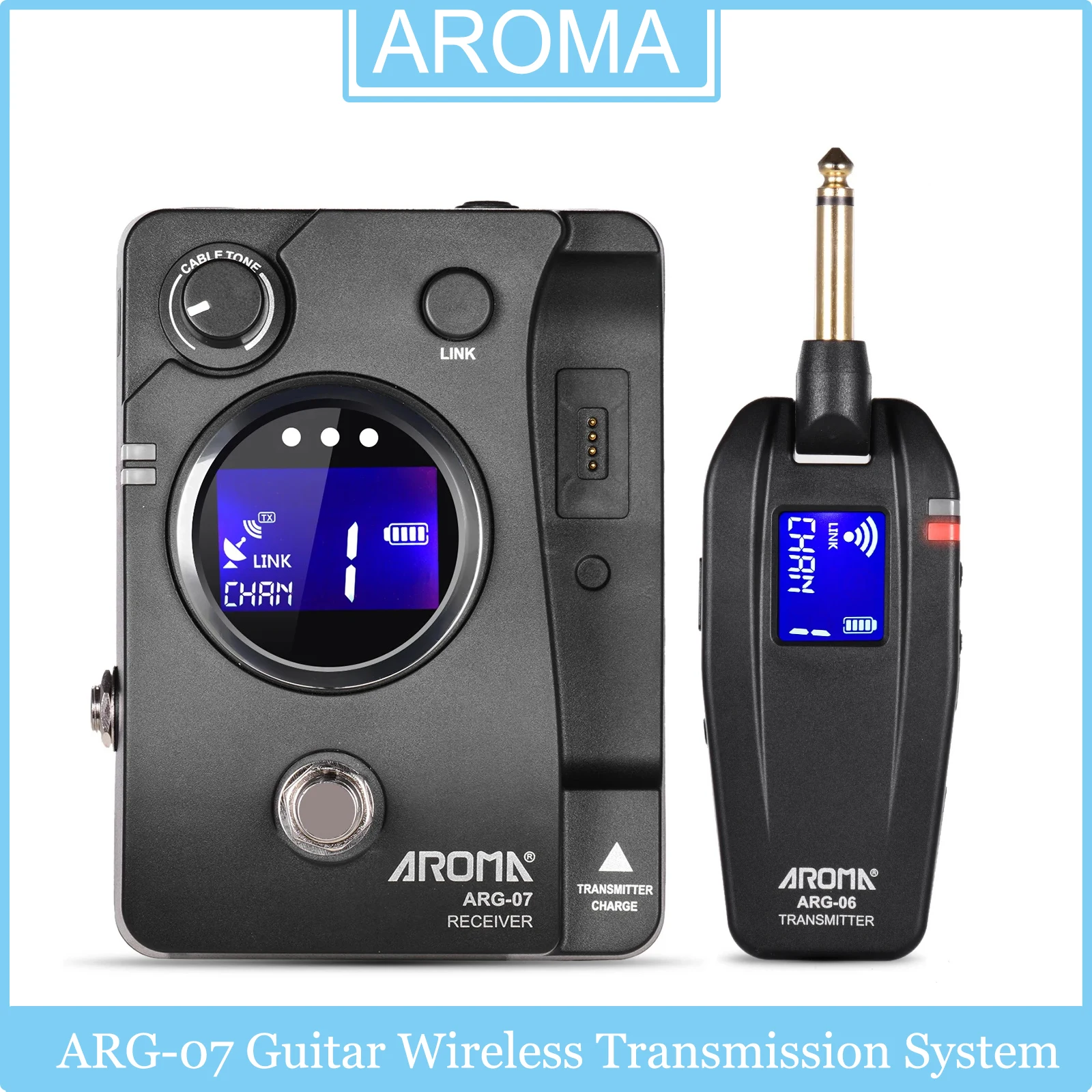 AROMA ARG-07 Гитарная беспроводная система передачи Приемник передачи данных Разъем 6,35 мм ЖК-дисплей Макс. 4-канальная гитара с радиусом действия 35 м.
AROMA ARG-07 Гитарная беспроводная система передачи Приемник передачи данных Разъем 6,35 мм ЖК-дисплей Макс. 4-канальная гитара с радиусом действия 35 м.