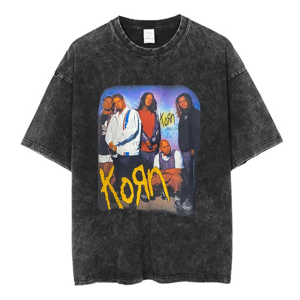 Футболка с принтом Korn Follow The Leader 20th Anniversary, металлическая готическая рок-группа, мужские винтажные футболки, уличная одежда
Футболка с принтом Korn Follow The Leader 20th Anniversary, металлическая готическая рок-группа, мужские винтажные футболки, уличная одежда