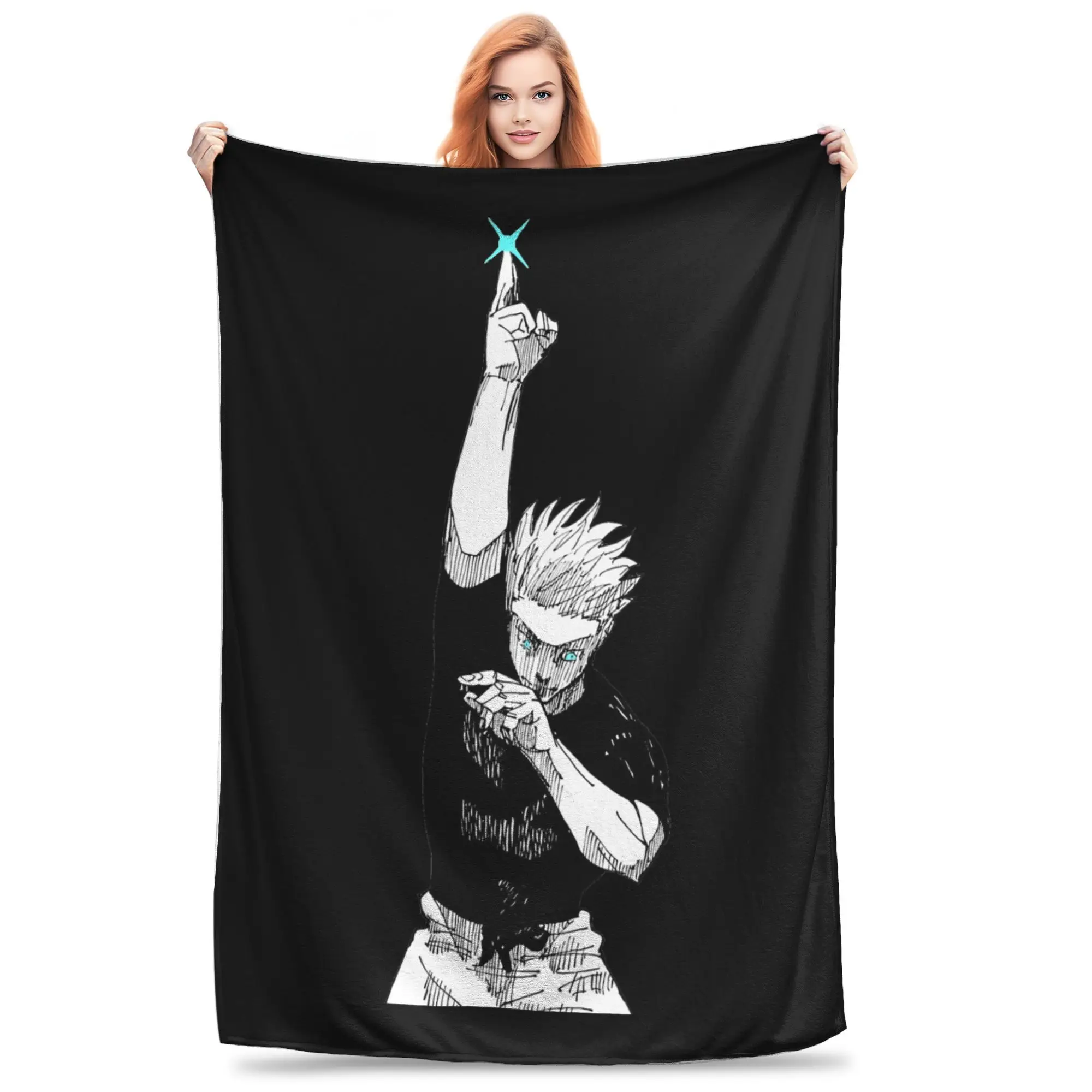 Одеяло Gojo Satoru Blue Jujutsu Kaisen, бархатное осенне-зимнее дышащее мягкое одеяло для дома, автомобильное одеяло
Одеяло Gojo Satoru Blue Jujutsu Kaisen, бархатное осенне-зимнее дышащее мягкое одеяло для дома, автомобильное одеяло