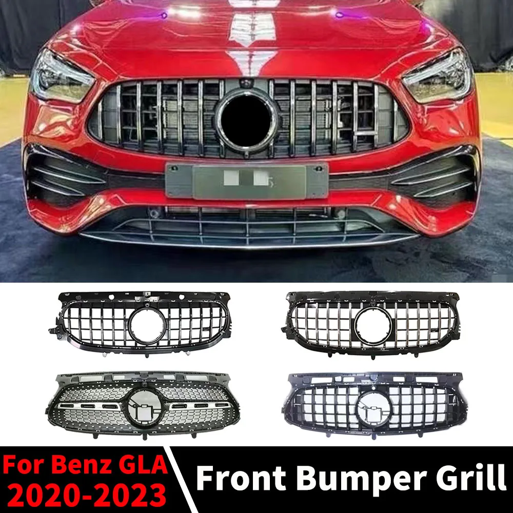 Sport Front Bumper Grille Hood Grill For Mercedes Benz GLA X156 H247 2020-2023 Middle Mesh Perfect Match Facelift Decoration
Sport Front Bumper Grille Hood Grill For Mercedes Benz GLA X156 H247 2020-2023 Middle Mesh Perfect Match Facelift Decoration