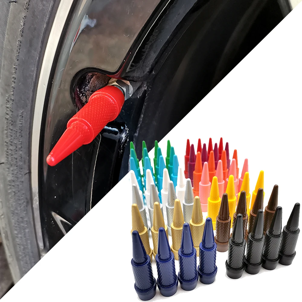 4pcs Car Bike Spike Shape Tire Tyre Dust Proof Motorcycle Wheel Stem Aluminum Alloy Valve Cap Cover Auto Exterior Accessor
4pcs Car Bike Spike Shape Tire Tyre Dust Proof Motorcycle Wheel Stem Aluminum Alloy Valve Cap Cover Auto Exterior Accessor