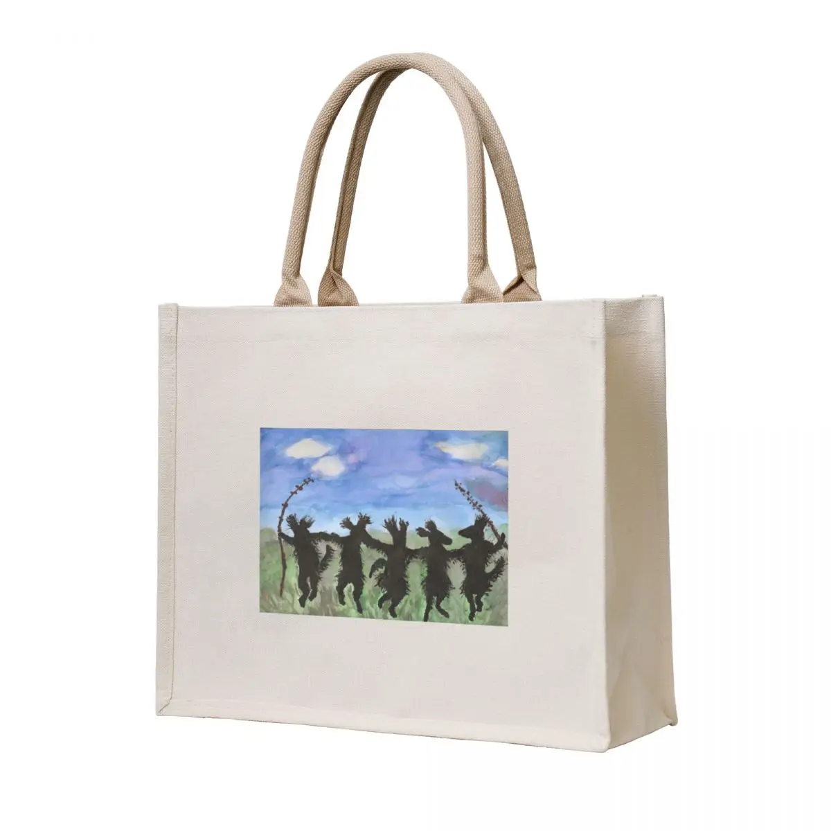 Southern Folk Art Dancing Flatcoats Flat Coated Retrievers Watercolor Painting Tote Bag Women's bags Women's bag tote bag custom
Southern Folk Art Dancing Flatcoats Flat Coated Retrievers Watercolor Painting Tote Bag Women's bags Women's bag tote bag custom