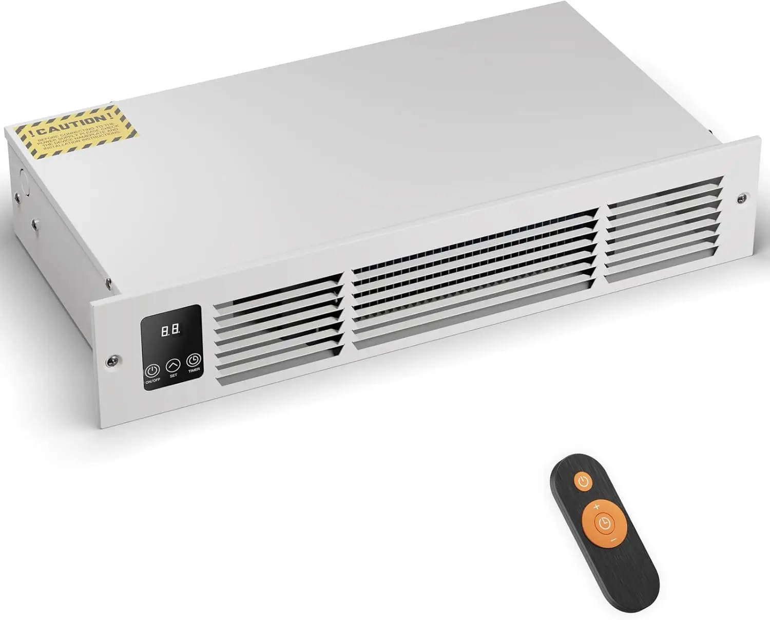 Electric Kickspace Heater with Built In Thermostat and Timer 1500W Plinth Heater HTA15 ULTRA for Cabinet Kickspaces Vanities
Electric Kickspace Heater with Built In Thermostat and Timer 1500W Plinth Heater HTA15 ULTRA for Cabinet Kickspaces Vanities