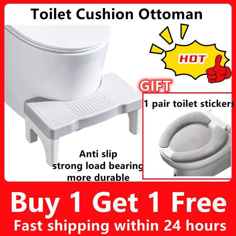 New Bathroom Squatty Potty Toilet Stool for Children Pregnant Woman Seat Elderly Toilet Foot Stand Stool Bathroom Accessories
New Bathroom Squatty Potty Toilet Stool for Children Pregnant Woman Seat Elderly Toilet Foot Stand Stool Bathroom Accessories