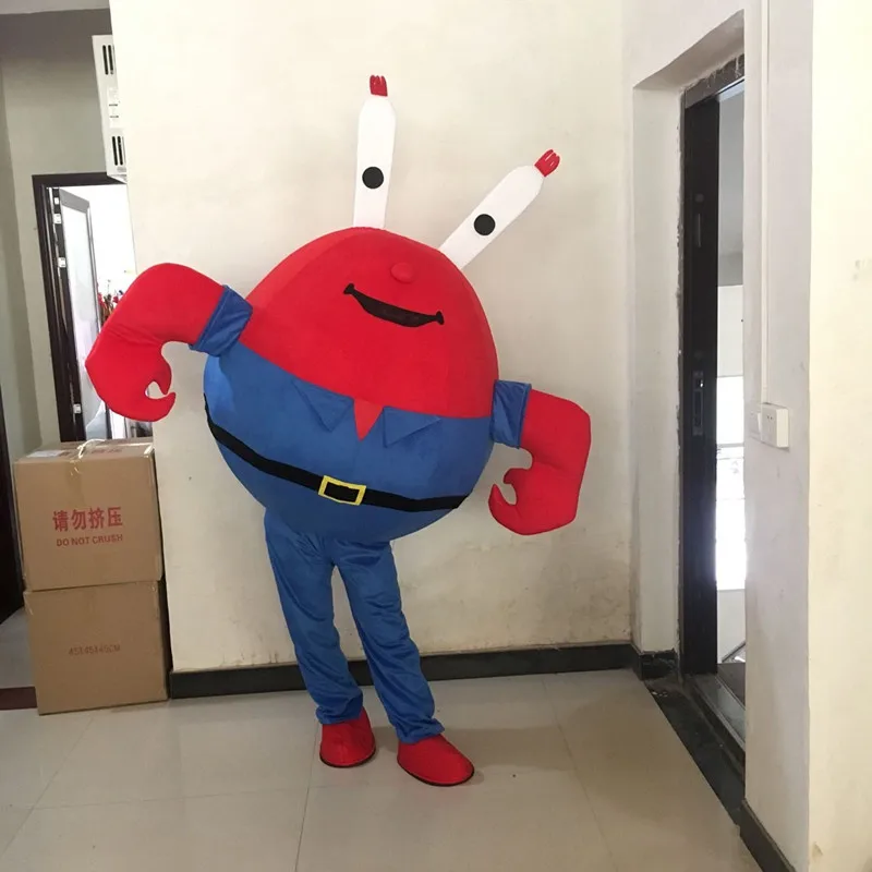 Make EVA Material Red Crab Mascot Costumes Unisex Cartoon Apparel Cosplay Custom Made Adult Size Fancy Dress Carnival Party
Make EVA Material Red Crab Mascot Costumes Unisex Cartoon Apparel Cosplay Custom Made Adult Size Fancy Dress Carnival Party