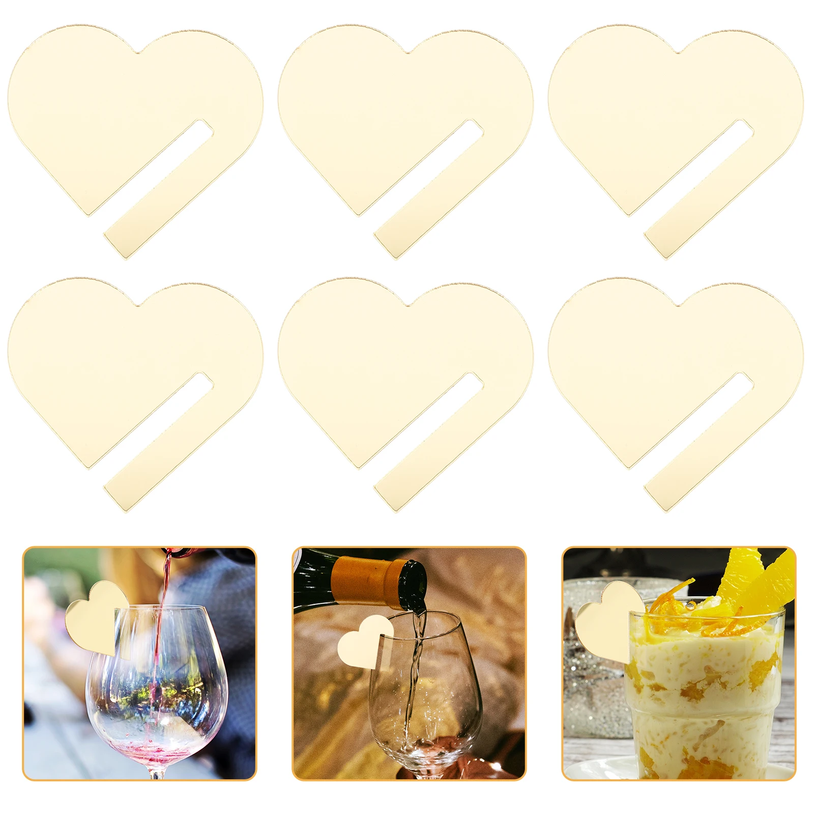30pcs Heart Shaped Drink Labels Transparent Acrylic Reusable Glass Markers Decorative Party Supplies Easy Install Sturdy
30pcs Heart Shaped Drink Labels Transparent Acrylic Reusable Glass Markers Decorative Party Supplies Easy Install Sturdy