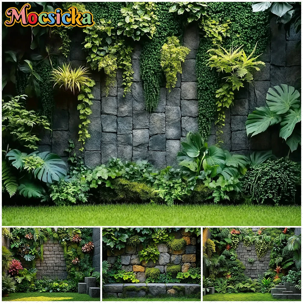 Mocsicka Spring Photo Backdrop Green Leaf Plant Grey Stone Wall Picture Decoration Easter Natural Scenery Photography Background
Mocsicka Spring Photo Backdrop Green Leaf Plant Grey Stone Wall Picture Decoration Easter Natural Scenery Photography Background