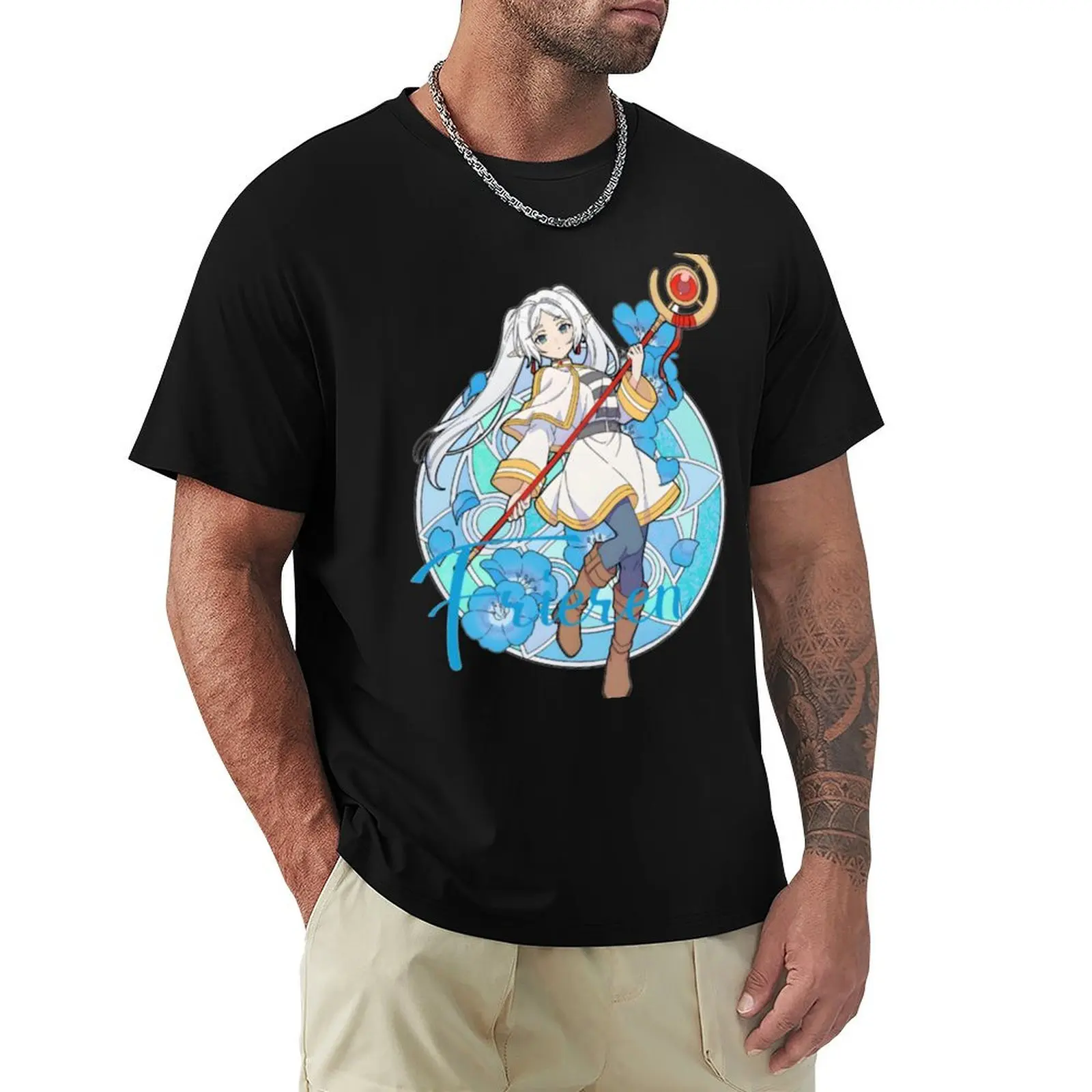 Frieren T-Shirt funny meme t-shirts vintage clothes funny costumes rapper graphic tees t shirts for men cotton
Frieren T-Shirt funny meme t-shirts vintage clothes funny costumes rapper graphic tees t shirts for men cotton