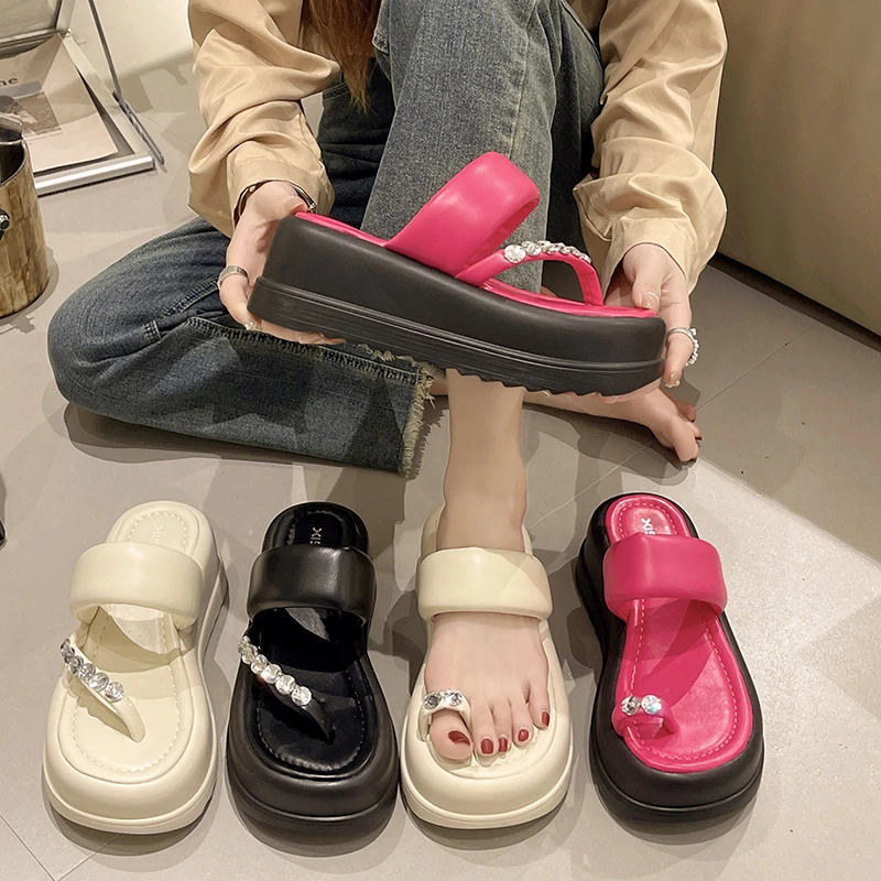 Women Summer Fashion Sandals Garden Beach Shoes Lace Up Platform Slippers Home Flip Flops Casual Outside Shoes For Female 34- 40
Women Summer Fashion Sandals Garden Beach Shoes Lace Up Platform Slippers Home Flip Flops Casual Outside Shoes For Female 34- 40