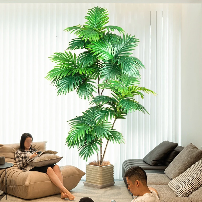 35-150cm Large Artificial Palm Tree Tropical Plants Green Plastic Palm Leafs Fake Banyan Tree for Home Garden Shop Party Decor
35-150cm Large Artificial Palm Tree Tropical Plants Green Plastic Palm Leafs Fake Banyan Tree for Home Garden Shop Party Decor