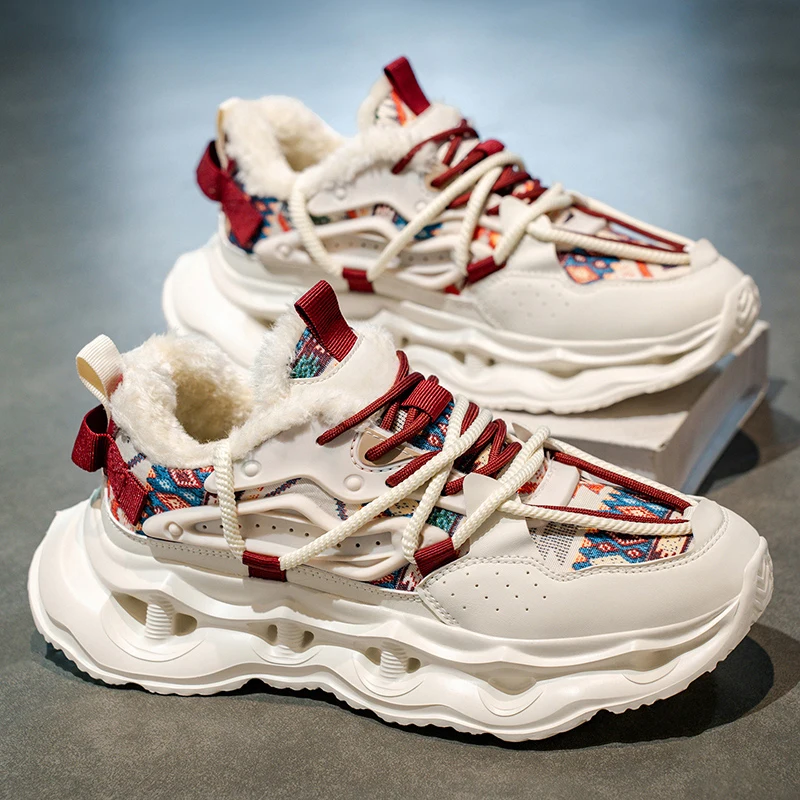 Мужская хлопковая обувь, новая зимняя повседневная легкая толстая подошва, плюшевая теплая универсальная противоскользящая износостойкая уличная теплая хлопковая обувь
Мужская хлопковая обувь, новая зимняя повседневная легкая толстая подошва, плюшевая теплая универсальная противоскользящая износостойкая уличная теплая хлопковая обувь