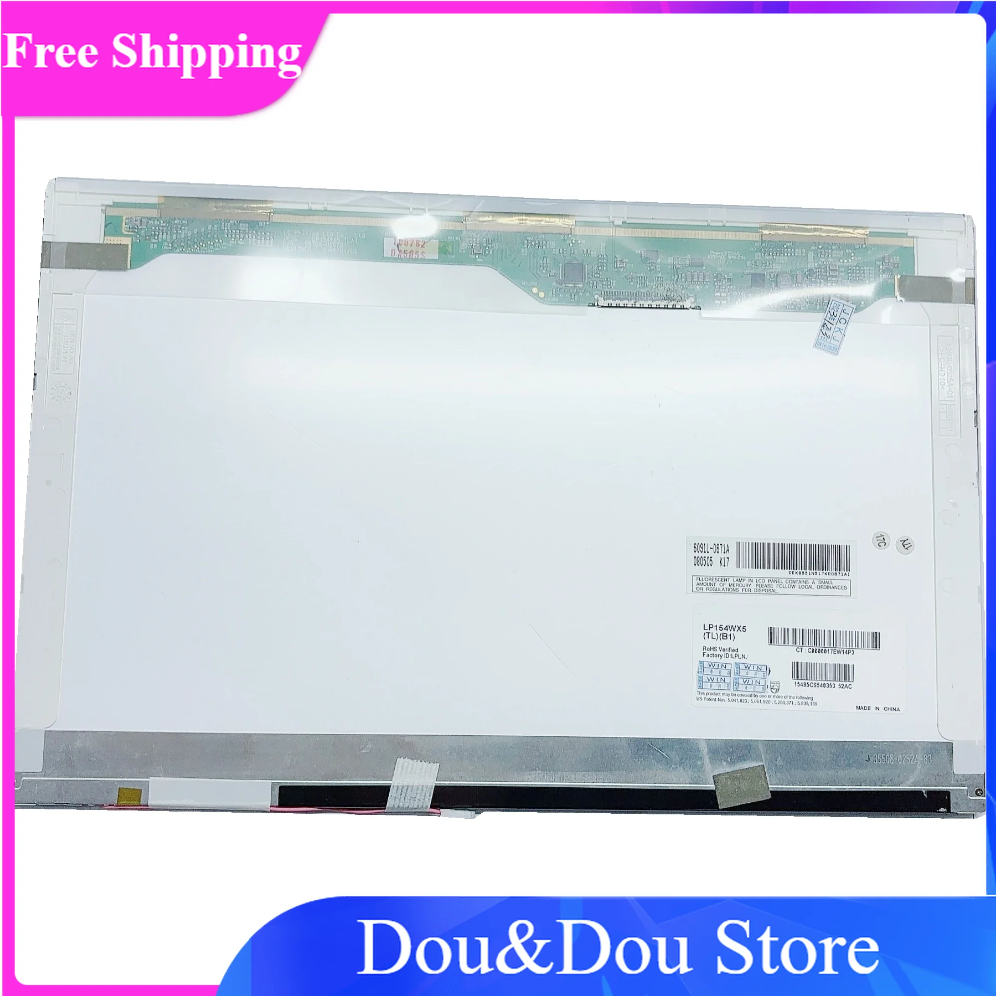 LP154WX5 TLB1 15,4 дюймовая сменная панель дисплея ноутбука матрица 1280 × 800 30pins ЖК-экран
LP154WX5 TLB1 15,4 дюймовая сменная панель дисплея ноутбука матрица 1280 × 800 30pins ЖК-экран