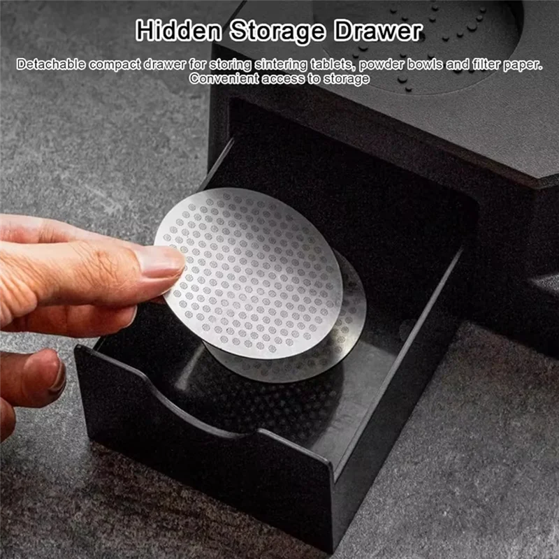 BYBS-Espresso Tamper Holder Station Многофункциональный ящик для хранения кофе Аксессуары для кофе
BYBS-Espresso Tamper Holder Station Многофункциональный ящик для хранения кофе Аксессуары для кофе