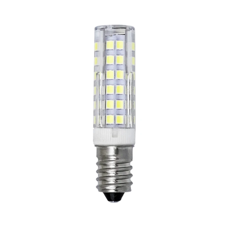 Светодиодная лампа E14 7W AC220V SMD2835 Белый свет 6000K Теплый белый 3000K - Запасная лампа для освещения вытяжки холодильника
Светодиодная лампа E14 7W AC220V SMD2835 Белый свет 6000K Теплый белый 3000K - Запасная лампа для освещения вытяжки холодильника