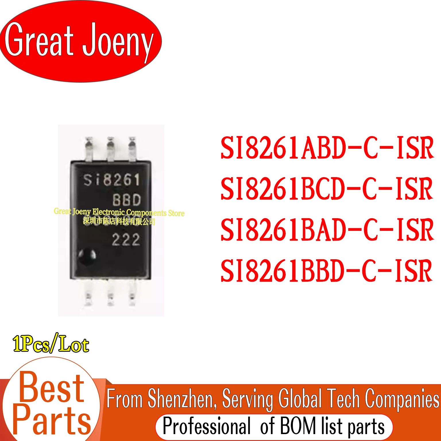 SI8261 SI8261ABD SI8261BAD SI8261BBD SI8261BCD SI8261ABD-C-ISR SI8261BAD-C-ISR SI8261BBD-C-ISR SI8261BCD-C-ISR IC Chipset
SI8261 SI8261ABD SI8261BAD SI8261BBD SI8261BCD SI8261ABD-C-ISR SI8261BAD-C-ISR SI8261BBD-C-ISR SI8261BCD-C-ISR IC Chipset