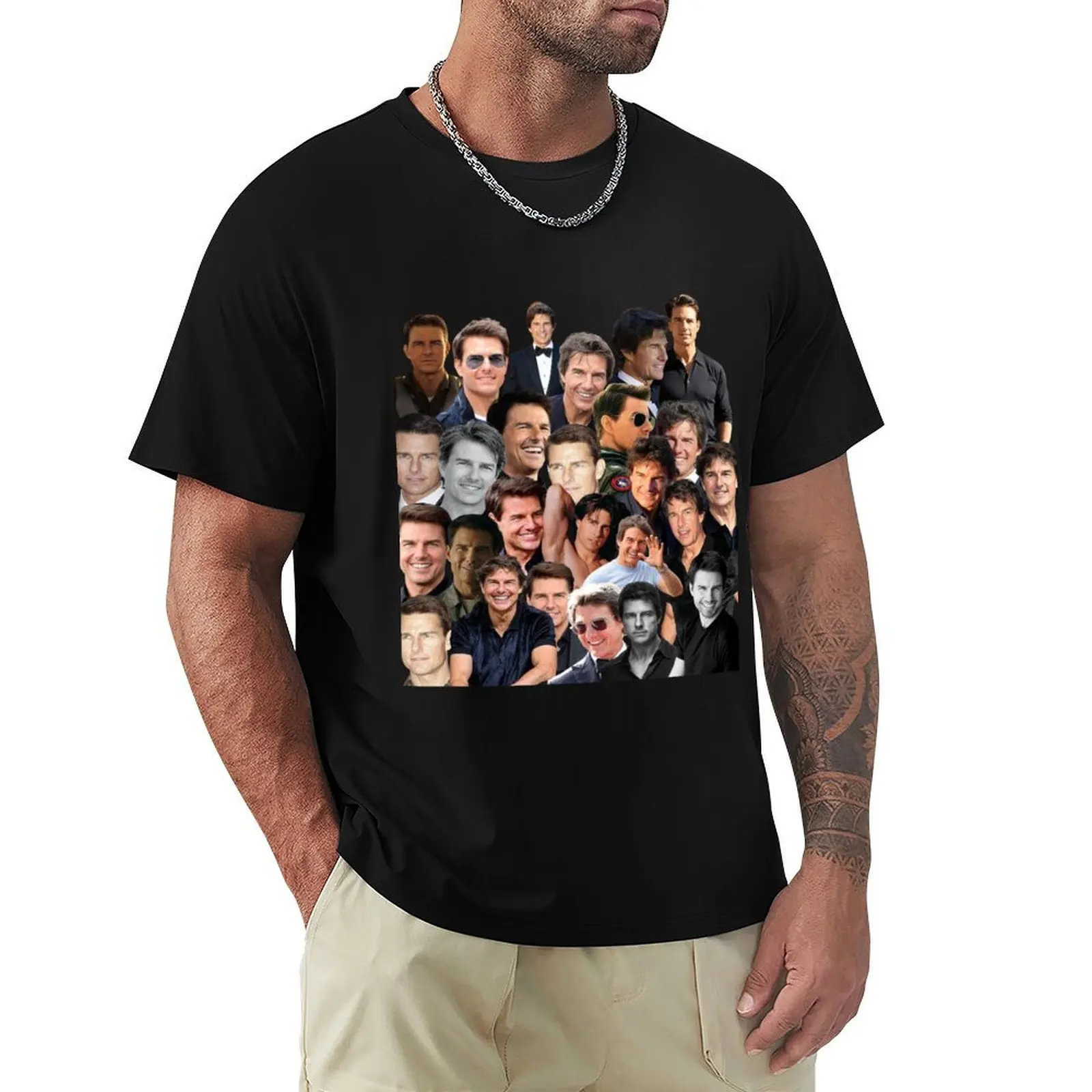 tom cruise photo collage T-Shirt Casual Street Style Short Sleeve Tee
tom cruise photo collage T-Shirt Casual Street Style Short Sleeve Tee